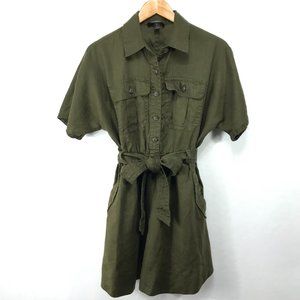 Banana Republic Olive Green Mini Dress